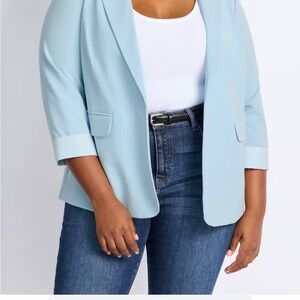 Skies Are Blue Soft Blue Women's Blazer